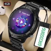 Smart Watch Men 2023 AMOLED Display Sports Watches 4G ROM Voice Calling Local Music Waterproof Men Smartwatch For Xiaomi Android