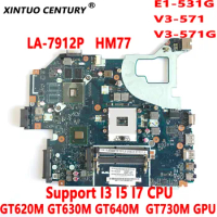 V3-571G LA-7912P for Acer Aspire E1-531G V3-571 V3-571G Laptop Motherboard with GT620M GT630M GT640M GT730M Support I3 I5 I7 CPU