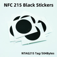 Ntag215 NFC Tags Sticker Phone Available No Adhesive Labels RFID Tag 25mm Drop Shipping