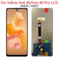 For Infinix Hot 40 LCD Display Screen Touch Digitizer For Infinix Hot 40 Pro X6837 LCD Hot40 X6836 LCD Display