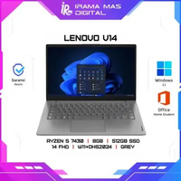 LENOVO V14 RYZEN 5 7430/8GB/512GB SSD/14 FHD/W11+OHS2024 - GREY (V14-5BID)