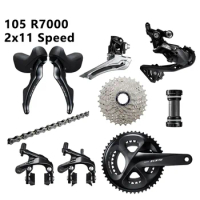 SHIMANO 105 Groupset R7000 2x11S ST SHIFT LEVER Right Left Pair 11v RD R7000 GS FD R7000 BR-R7000 FC-R7000 BBR60 CS-R7000 Set