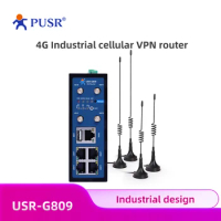 PUSR EMEA &amp; APAC 4G Industrial Cellular VPN Router 4G LTE wireless router USR-G809-E