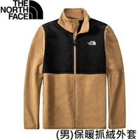 [THE NORTH FACE] 男 ZIP-IN保暖刷毛外套 棕黑 /  NF0A4NA3YW2