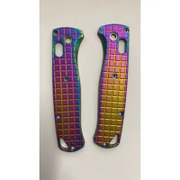 1 Pair Custom Made Colorful Titanium Handle Scales for Benchmade Bugout 535 Folding Knife