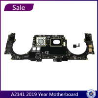 Tested A2141 2019 Year Laptop Motherboard 820-01700-A/05 i7 512G i9 1TB For MacBook Pro Retina 16" Logic Board CPU With Touch ID