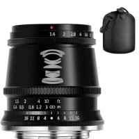 TTArtisan 17mm F1.4 APS-C Wide Angle Large Aperture Manual Focus Camera Lens for Sony E Mount Fujifilm XT3 XA7 XE Canon M Leica