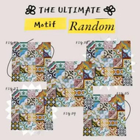 Tegel Motif Mix Random 20x20cm type Doff