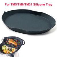 Tray For Thermomix TM5/TM6/TM31 Silicone Steamer Steaming Fish Tray For The Varoma Heat-Resistant Food Heating Kitchen Accessory