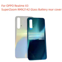 For OPPO Realme X3 SuperZoom RMX2142 Glass Back Battery Cover Rear Housing Door Case For Oppo Realme X3 Battery Cover