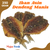 IKAN DENDENG MANIS Asin Kering - Ikan Asin Dendeng Manis Kering | 250gr [ Harga Per BKS ]
