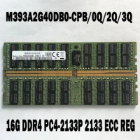 1PCS For Samsung Server Memory 16G DDR4 PC4-2133P 2133 ECC REG M393A2G40DB0-CPB/0Q/2Q/3Q