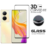 3D Curved Tempered Glass For Vivo V29 Lite 5G Pro Full Cover film Explosion-proof Screen Protector For Vivo V29E