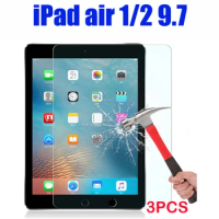 3PCS Glass screen protector for Apple ipad 9.7'' air 1st and 2nd Generation tablet protective film