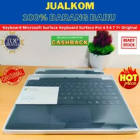 Keyboard Microsoft Surface Keyboard Surface Pro 4 5 6 7 7+ Original BNIB Garansi