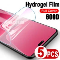 5pcs Full Cover Hydrogel Film For Xiaomi 12 13 Lite Pro 12X Xiaomy 12Pro 13Lite 13Pro 12Lite Lit Screen Protector Not Glass 600D