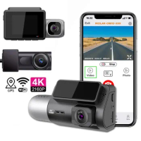 4K+2K Dash Cam M700A/M700B Camera Car Dashcam DVR Recorder Rear Cam Night Vision Loop Recording WiFi GPS 24H Parking Monitor