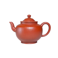 【唐泉茗茶】梨皮朱泥菱花宮燈(中國工藝美術大師林靖崧 精品紫砂壺)