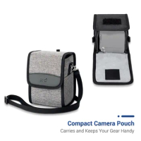 JJC Camera Case Pouch Bag for Canon M50 M10 G1X Sony A6600 A6500 A6400 A6000 Ricoh GRIII Fujifilm X100VI X100T X100V NIKON Z30
