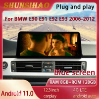 ShunSihao car radio navigator For BMW E90 E91 E92 E93 2006-2012 multimedia auto audio carplay Blu ray android all in one 128GB