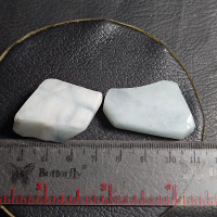 Natural Aquamarine FreeForm (2) Asli Batu Alam