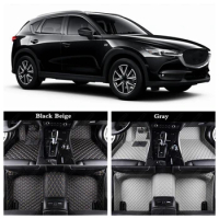 All Weather Floor Mats for Cars Mazda Atenza Mx-5 Cx-3 Cx-5 Cx-7 Cx-8 Cx-9 3 5 6 8 Sedan Leather Auto Carpet Foot Rugs Pads Mat