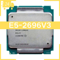 Used XEON E5 2696V3 E5-2696V3 Processor SR1XK 18-CORE 2.3GHz better than LGA 2011-3 CPU
