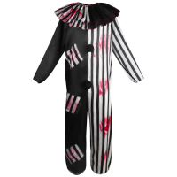 Kostum Cosplay Badut, Alat Peraga Pentas Badut Jahat, Kostum Persembahan, Cosplay Badut Halloween, M