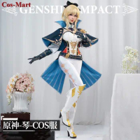 Cos-Mart Game Genshin Impact Jean Cosplay Costume High Quality Battle Uniform Full Set Female Activity Party Role Play Clothing