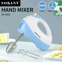 SOKANY4565 Electric Eggbeater Household Baking Hand held Mixer Stirring Cookies