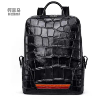 KEXIMA gete 2023 new New crocodile male backpack for men Thai leather crocodile leather men backpack for men crocodile bag men