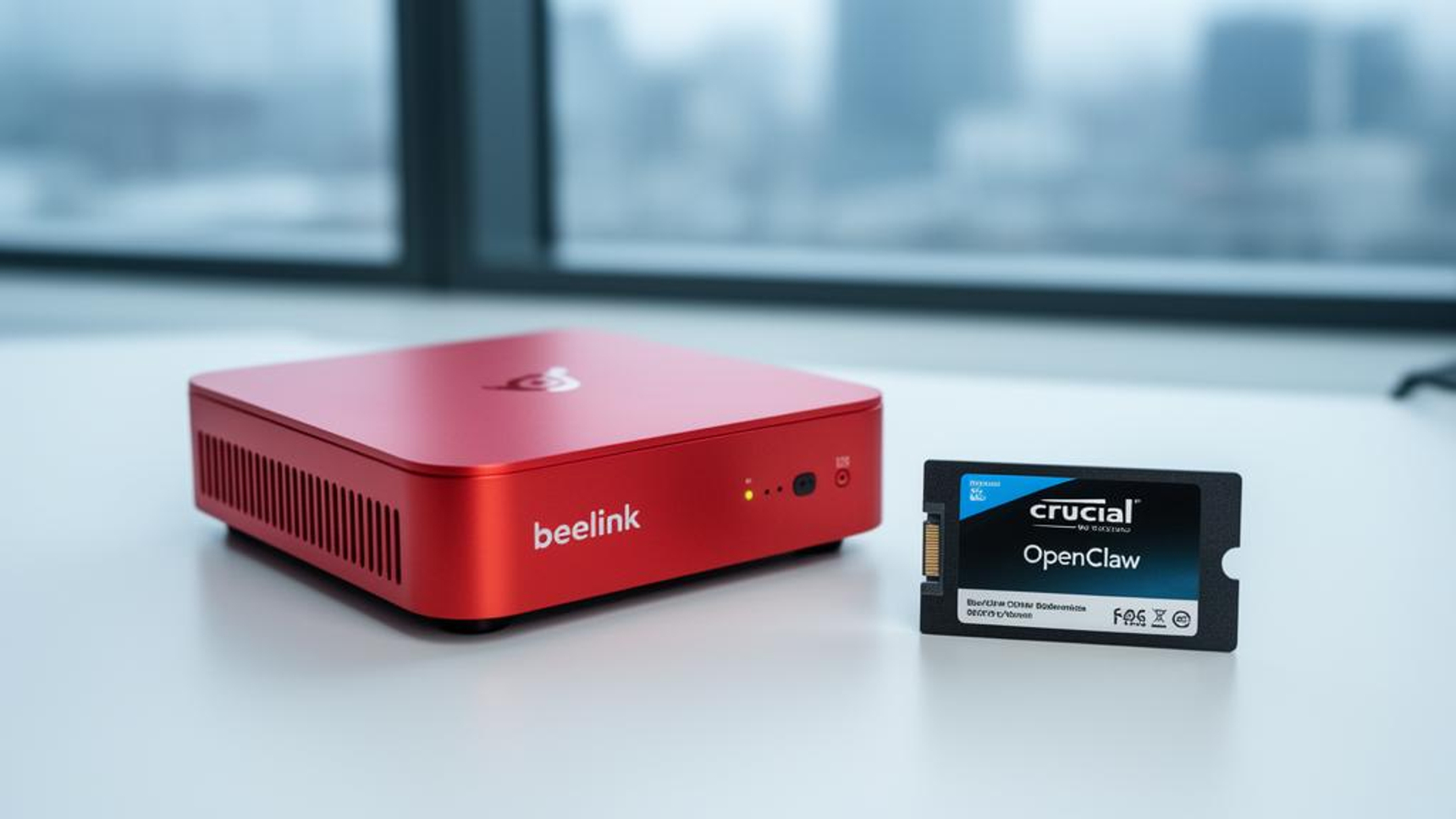 Beelink、OpenClaw搭載ミニPCを発表 限定色「ロブスターレッド」でAI