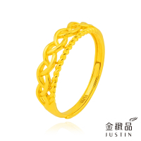 金緻品 黃金戒指 麻花藤冠 0.56錢 5G工藝