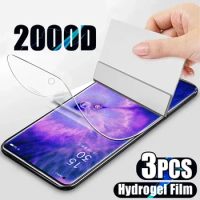 3PCS Full Cover Hydrogel Film For OPPO R11S Plus R9S R17 Pro A15X Protective Film For OPPO F21 F19 Pro 5G F11 Screen Protector