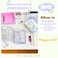Album Photobooth Korean Vibe - Bạc Lấp Lánh - Lưu Giữ Kỷ Niệm Cực Xinh