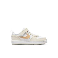 Nike Court Borough Low BBALL Little Kids' Shoes (PS) [IR5463-100] 2Y WHITE/SHIMMER-CHALK-WHITE