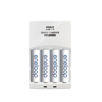 Panasonic 國際牌 eneloop低自放電充電電池組 4號800mA*4顆+充電器