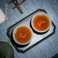 德化白玉瓷鑲純銀主人杯個人杯功夫茶具茶杯龍鳳杯敬茶杯品茗杯具