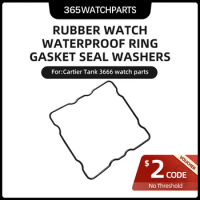 Watch Bezel Waterproof Ring Rubber Gasket for Cartier Santos Gaulbee Watch