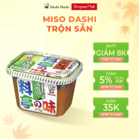 Miso Dashi trộn sẵn Marukome (không Beni-koji, cắt giảm 20% muối) 375g - Hachi Hachi Japan Shop
