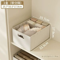 內地直送 - 雜物櫥櫃收納盒防塵襪子衣櫃整理盒內衣收納盒放