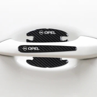 8 Pcs Car Door Bowls Handle Protective Sticker Auto Accessories For Opel Astra H J G K Insignia Corsa C D Vectra C B Meriva a