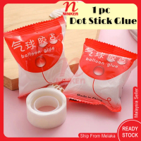 Dot Stick Balloon Dot Glue, Dot Stick Double Tape Sticky Balloon Birthday Belon Tampal Transparent J