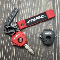 For HONDA CBR650R CBR600RR CBR1000RR CBR500R CBR600F CBR 650R 600RR 1000RR 250RR Motorcycle CNC Key Case Cover Shell Keychain