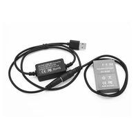 BLS1 BLS-1 BLS5 BLS-5 Dummy Battery Adaptador Usb Para p2 Cable for Olympus E-P1 E-P2 E-P3 E-PL1 Cam