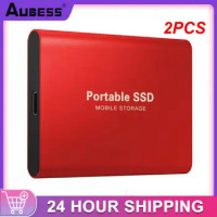 2PCS Portable SSD Type-C USB 3.1 60TB 30TB 16TB 8TB SSD Hard Drive 4TB External SSD M.2 for Laptop Desktop SSD Flash Memory Disk