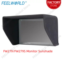 FEELWORLD FW279 FW279S Monitor Sunshade 4K On Camera Video DSLR Field Monitor Sunhood For Portable Flexible Installation