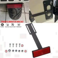 For Honda CRF300L RALLY CRF300RL CRF300 CRF 300 L RL CRF300RX Motorcycle Accessories License Plate Holder Extend Tail Reflector