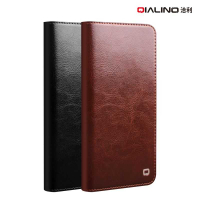 真皮皮套 QIALINO SAMSUNG 三星 Galaxy S24 Ultra 真皮經典皮套 牛皮 可站立 可插卡
