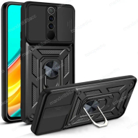 CASE ARMOR TRANSFORMER COMPATIBLE WITH REDMI 9 CASING SLID+RING HARDCASEE